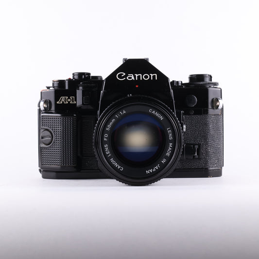 Canon A1 with 50mm f/1.4 lens