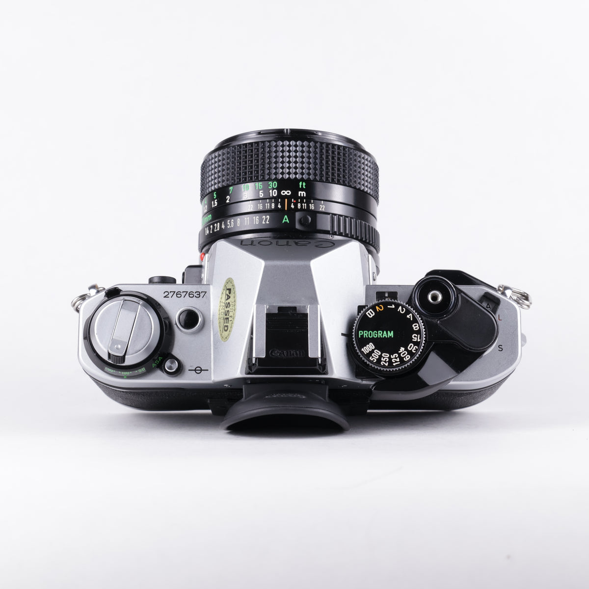 Canon AE-1 Program with f/1.4 50mm