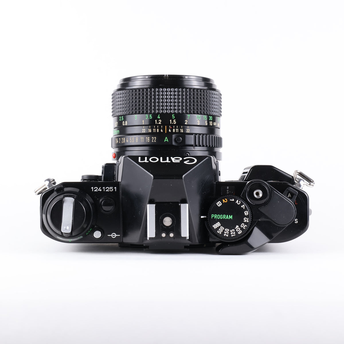 Canon AE-1 Program with 50mm f/1.4 - Black