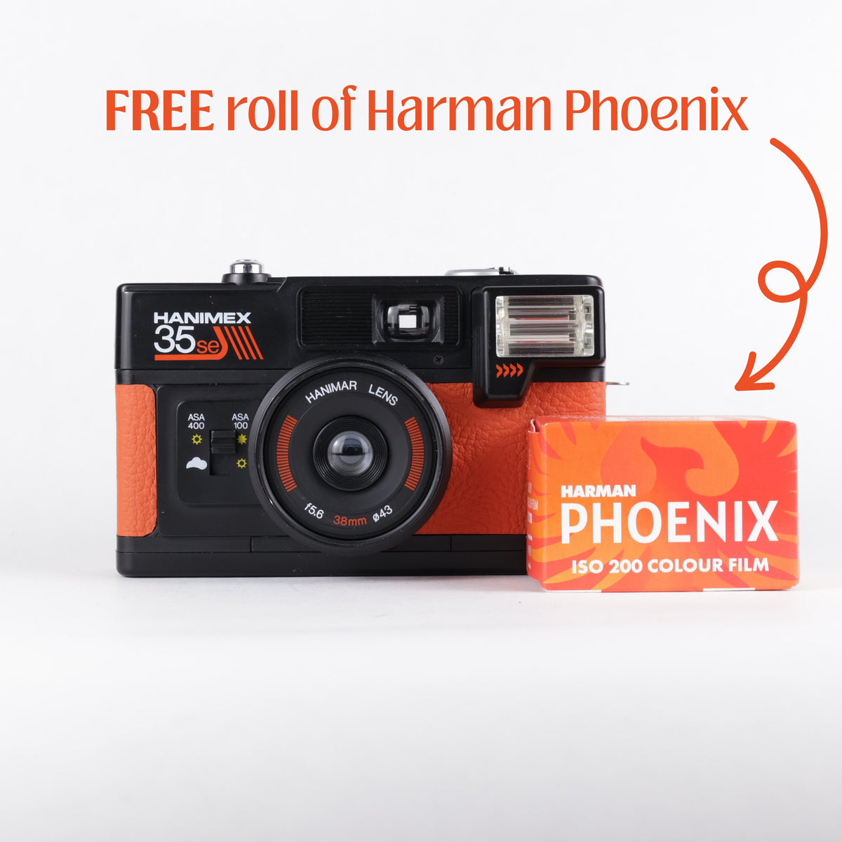 Hanimex 35se - Phoenix Orange
