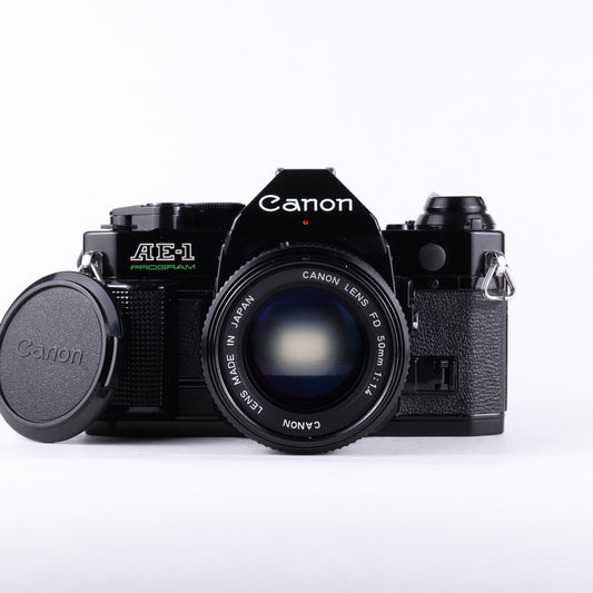 Canon AE-1 Program with 50mm f/1.4 - Black