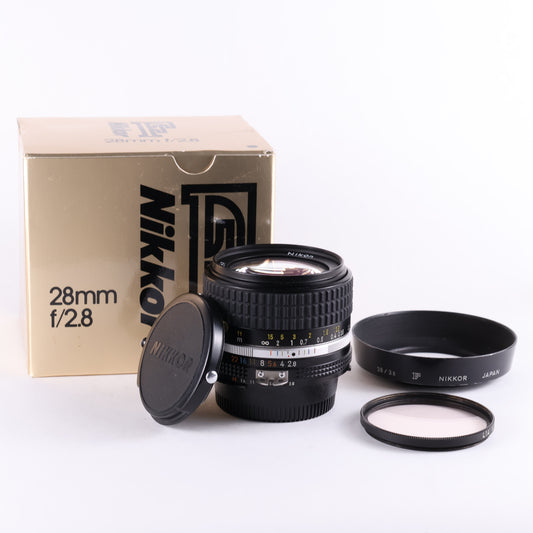 Nikon F 28mm f/2.8 AiS (Boxed)