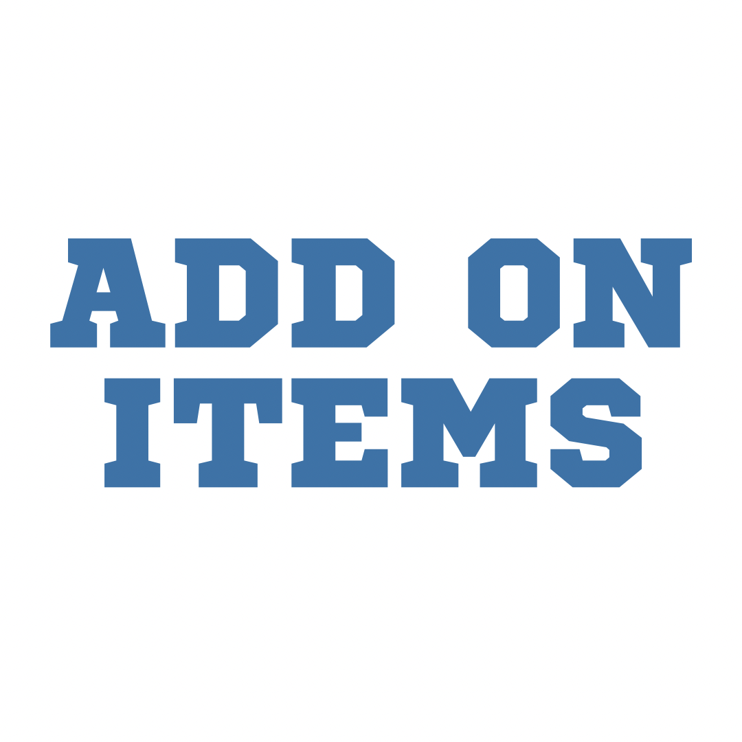 Add on items