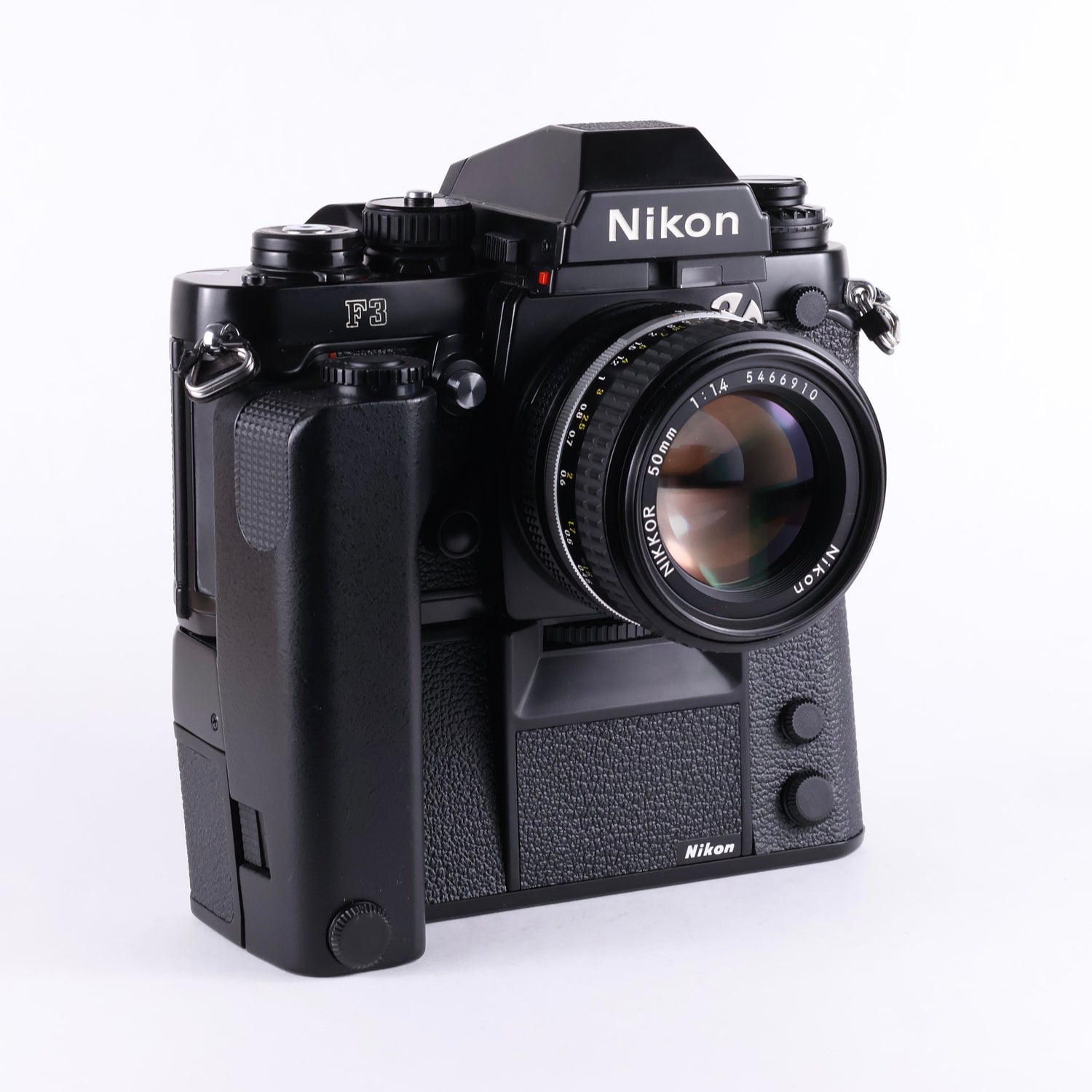 Nikon F3 with motor drive attachment