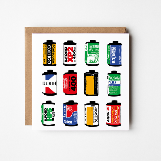 35mm Film Blank Greetings Card