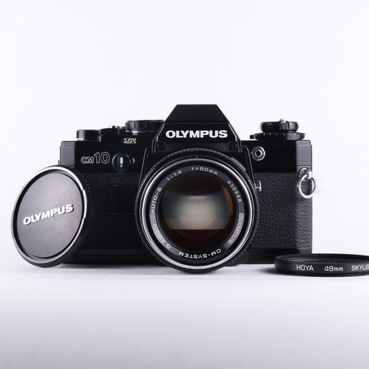 Olympus OM10 - Black Edition with 50mm f/1.4