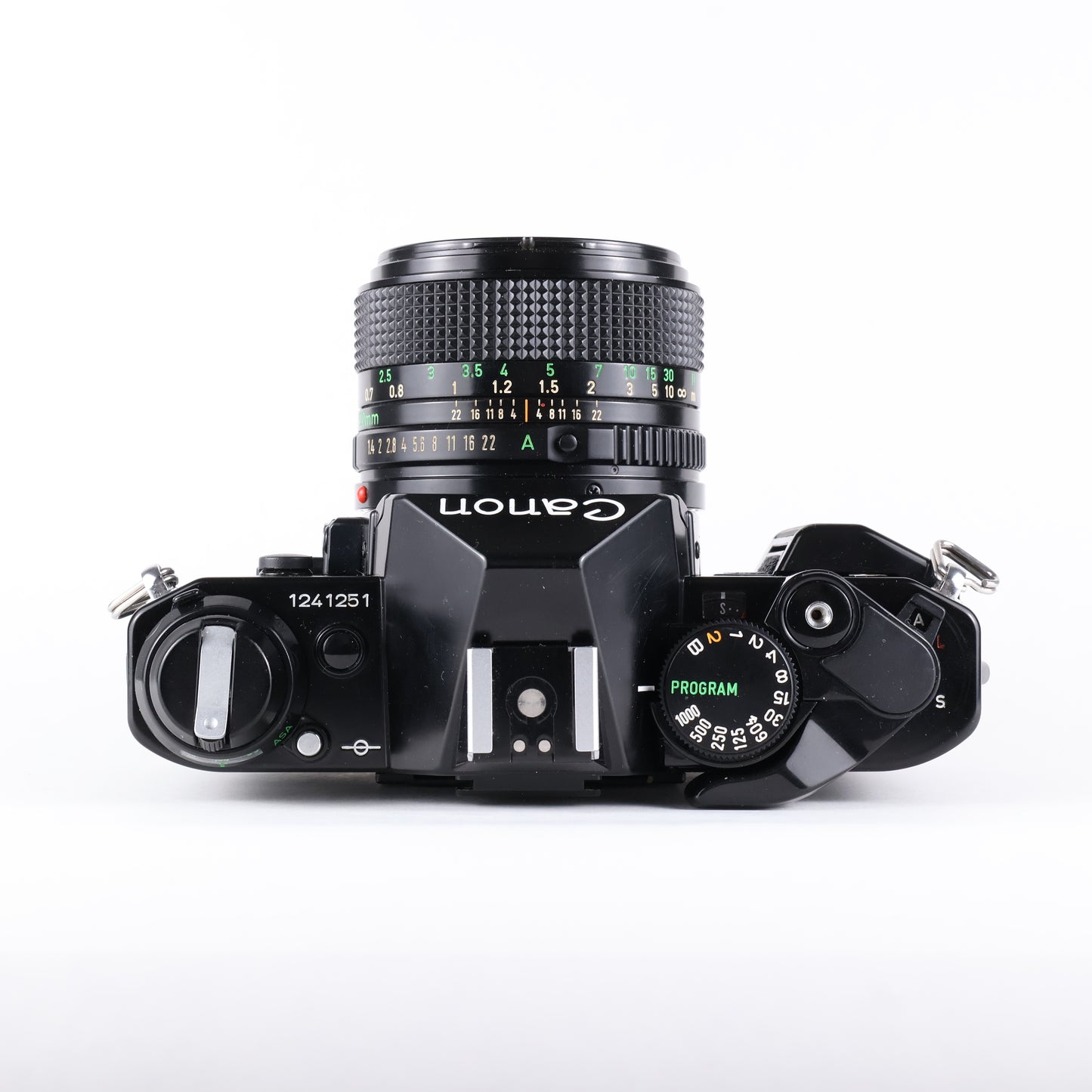 Canon AE-1 Program with 50mm f/1.4 - Black