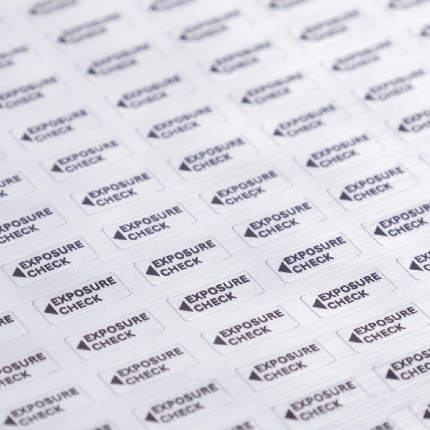 Yashica FX-3 Exposure Check Sticker