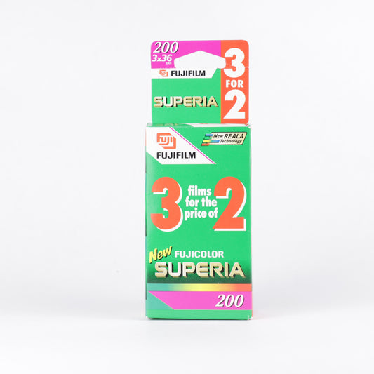 Fujicolour Superia 200 (Expired) x3