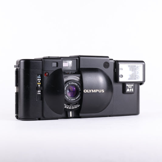 Olympus XA & A11 Flash