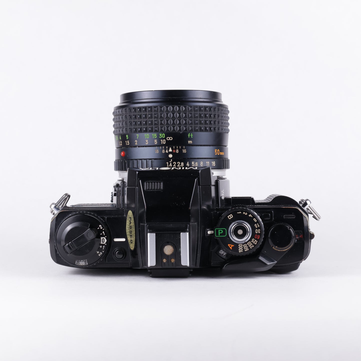 Minolta X-700 with f/1.4 50mm lens