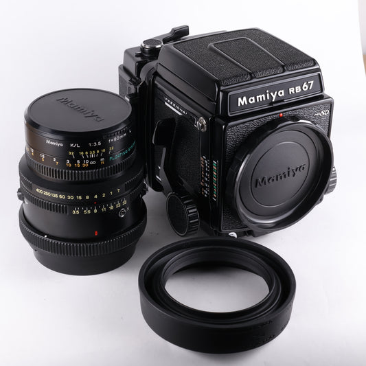 Mamiya RB67 Pro SD with 90mm f3.5 lens