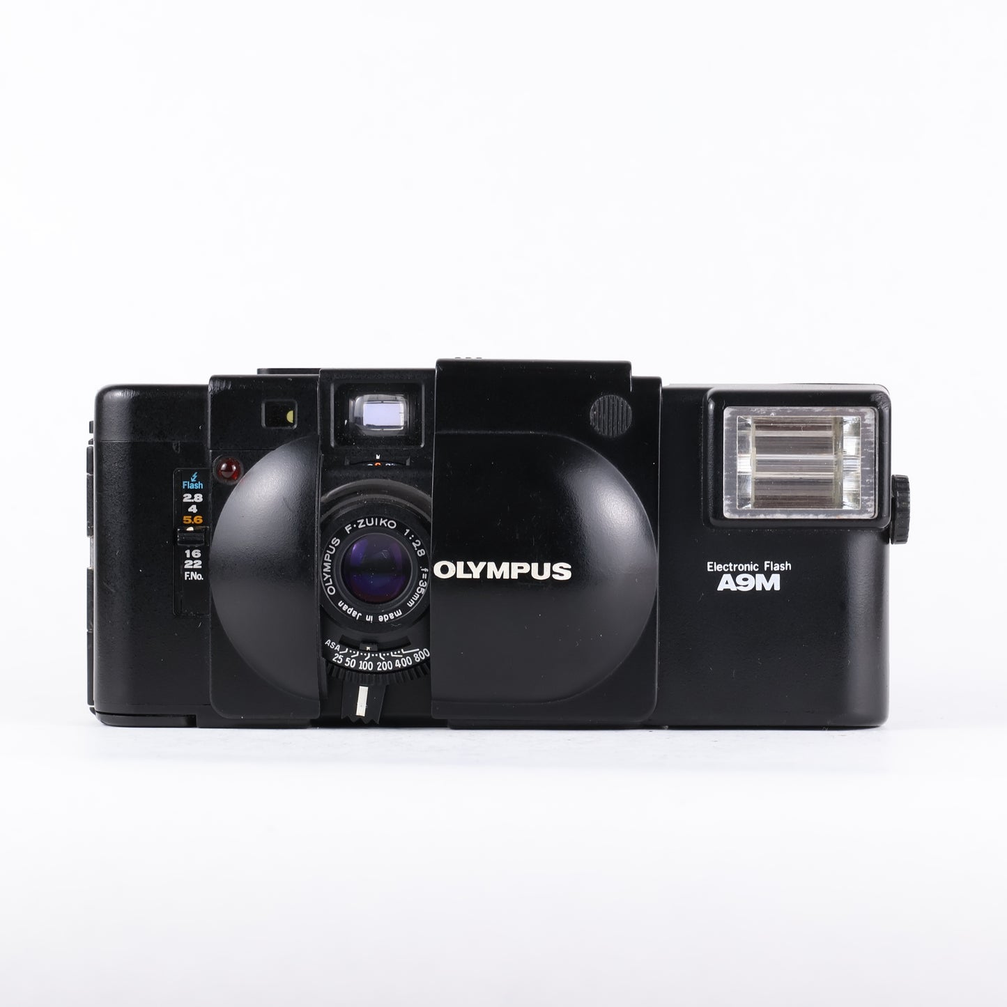 Olympus XA & A9M Flash