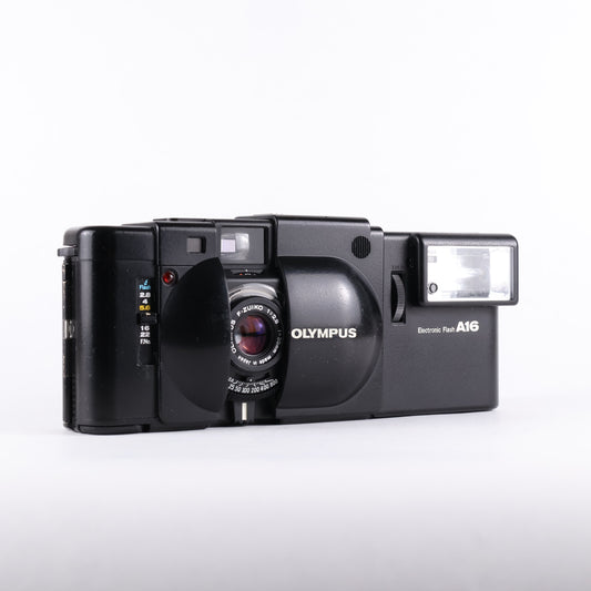 Olympus XA & A16 Flash