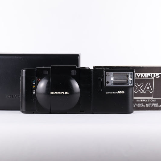 Olympus XA & A16 Flash